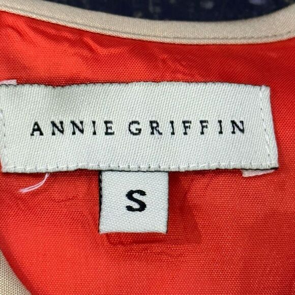 Annie Griffin Colorblock Silk Shift Dress - Picture 3 of 5